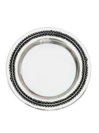 Sterling Silver Small Filigree Plate for Kiddush C , Tu B'Av Gifts , I