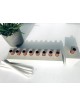 Menorah modulaire en béton, menorahs modernes de Hanoukka, Judaica israélienne