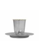 Sterling Silver Small Hammered Plate , Tu B'Av Gifts , Israeli Judaica