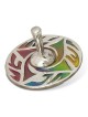 Sterling Silver Dreidel with Modern Design , Dreidels , Israeli Judaic