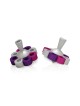 Floral Aluminum Dreidel & Menorah Matte , Dreidels , Israeli Judaica