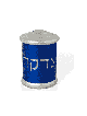 Boîte de don Judaica de conception unique, boîtes de Tzedakah, Judaica israélien