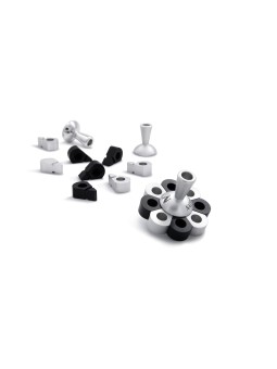 Dreidel en aluminium anodisé en argent sterling avec Lo , Dreidels , Israël