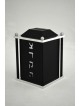 Boîte de Tzedakah de forme carrée en aluminium avec barres, boîtes de Tzedakah, Israël