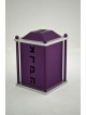 Aluminum Square Shape Tzedakah Box with Bars , Tzedakah Boxes , Israel