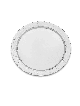 Plateau Havdalah en aluminium martelé avec look argenté, cadeaux Tu B'Av, Isr