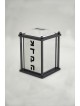 Boîte carrée brillante en aluminium colorée de Tzedakah, boîtes de Tzedakah, israélienne