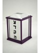 Boîte carrée brillante en aluminium colorée de Tzedakah, boîtes de Tzedakah, israélienne