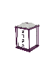 Colorful Aluminum Shiny Square Tzedakah Box , Tzedakah Boxes , Israeli