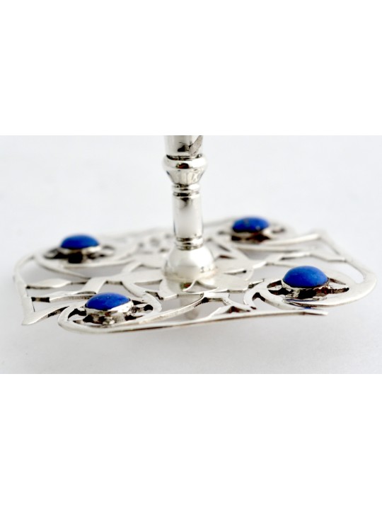 Dreidel unique avec pierre d’améthyste naturelle, Dreidels, judaïque israélien
