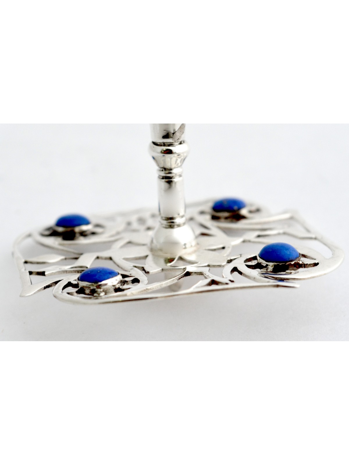 Dreidel unique avec pierre d’améthyste naturelle, Dreidels, judaïque israélien