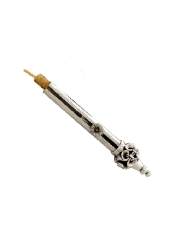 Petit et beau briquet à bougie en argent sterling, cadeaux de Pâque,