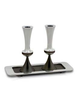 Rectangular Anodized Aluminum Havdalah Tray , Tu B'Av Gifts , Israeli