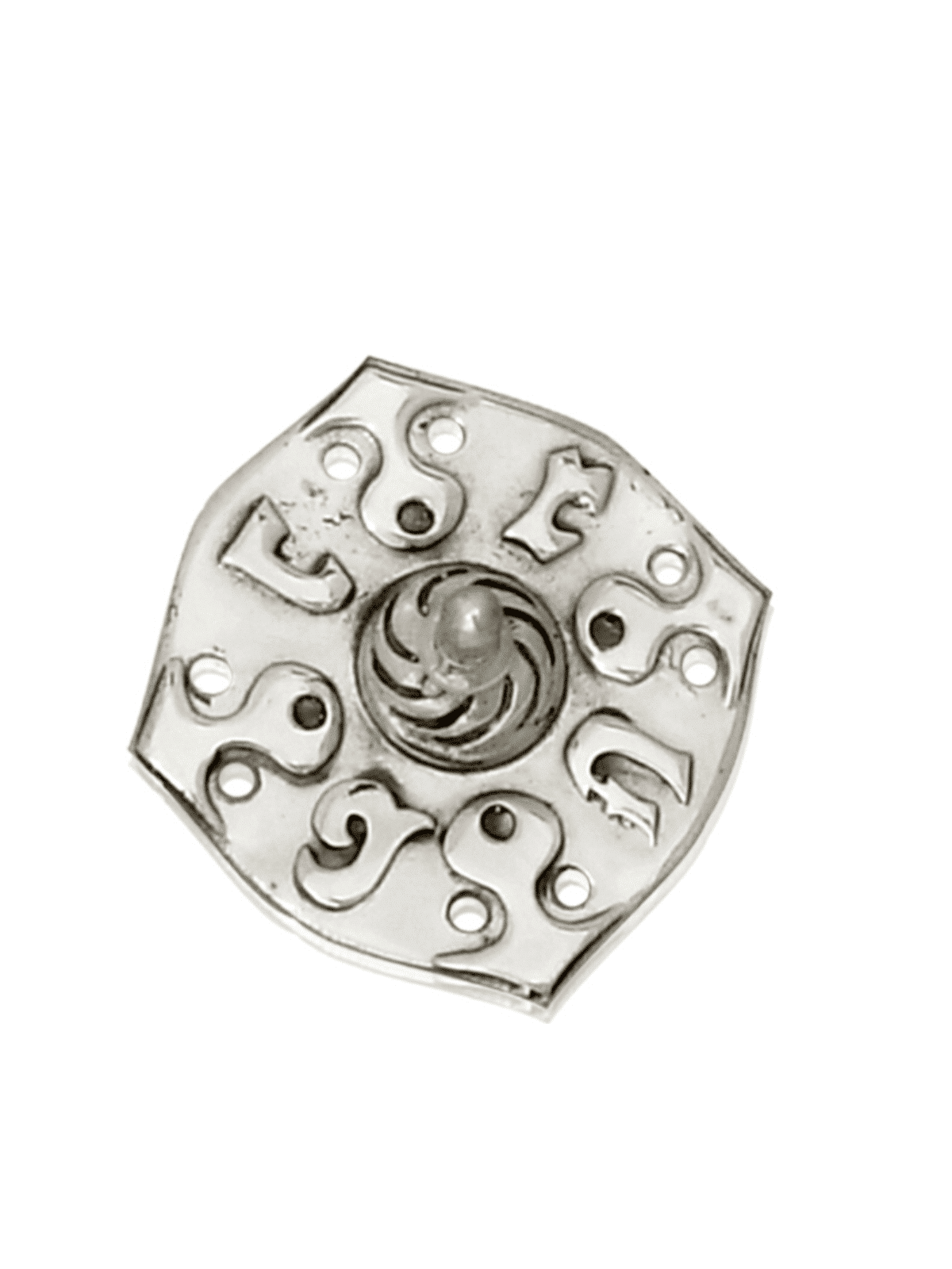 Dreidel en argent sterling classique et décoré, Dreidels, Jud israélien