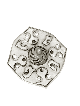 Dreidel en argent sterling classique et décoré, Dreidels, Jud israélien