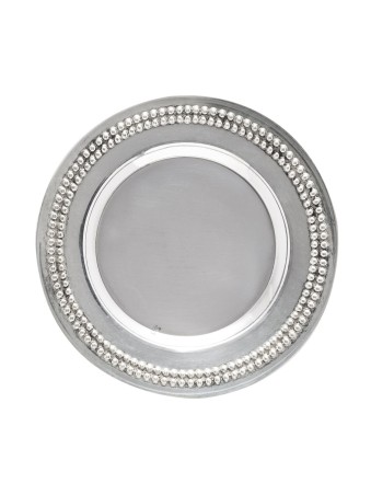 Stunning Sterling Silver Kiddush Cup Plate , Tu B'Av Gifts , Israeli J