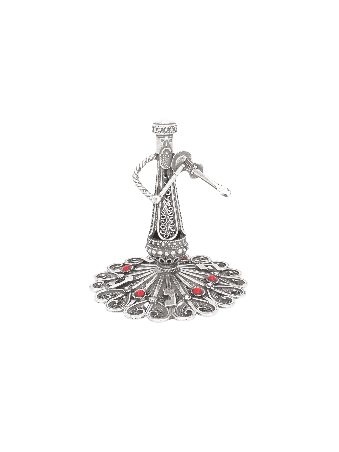 Violoniste Klezmer Design Silver Dreidel avec Orang , Dreidels , Israël
