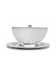 Menorah moderne en aluminium qui se transforme en bougie, cadeau de mariage juif