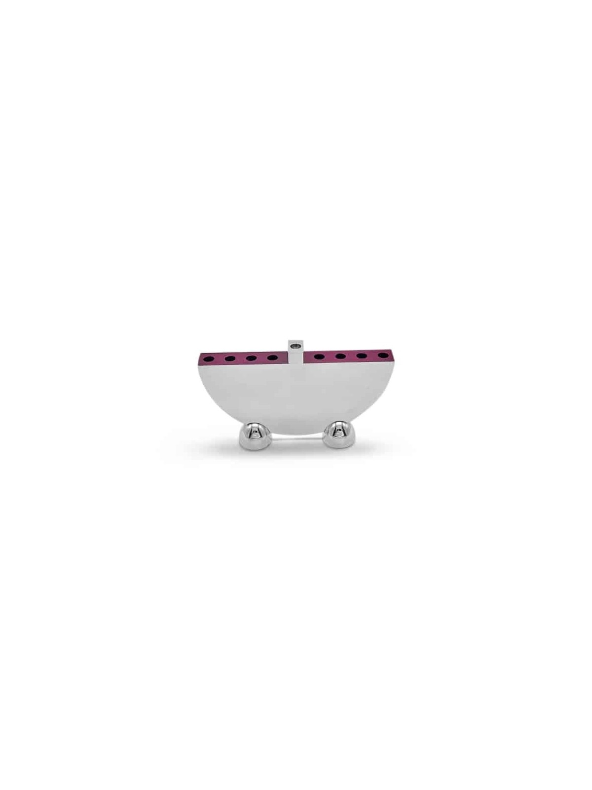 Menorah moderne en aluminium qui se transforme en bougie, cadeau de mariage juif