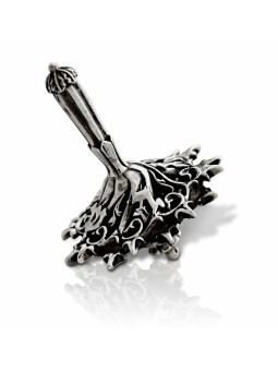 Nature Inspiré Superbe Argent Dreidel Filigree , Dreidels , Israélien