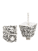 Dreidel en argent de forme triangulaire et carrée à Vint, Dreidels, Israël