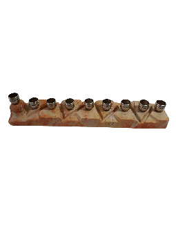Menorah en pierre de Jérusalem unique en son genre, menorahs modernes de Hanoukka, Isr