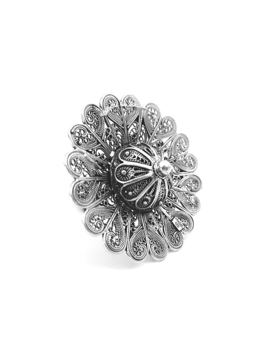 Grands coeurs ornés en forme de filigrane en argent sterling, Dreidels, Israël