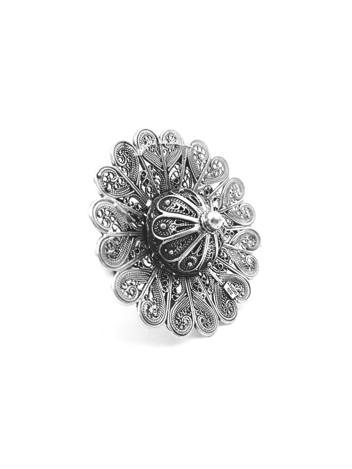Grands coeurs ornés en forme de filigrane en argent sterling, Dreidels, Israël