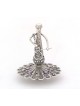 Sterling Silver Music Cellist Player Amethyst Ston , Dreidels , Israel