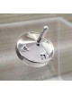 Modern Sleek Sterling Silver Hanukkah Dreidel , Dreidels , Israeli Jud