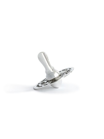 Grand argent sterling tournant Hanukkah Dreidel , Dreidels , israélien J