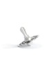 Large Sterling Silver Spinning Hanukkah Dreidel , Dreidels , Israeli J