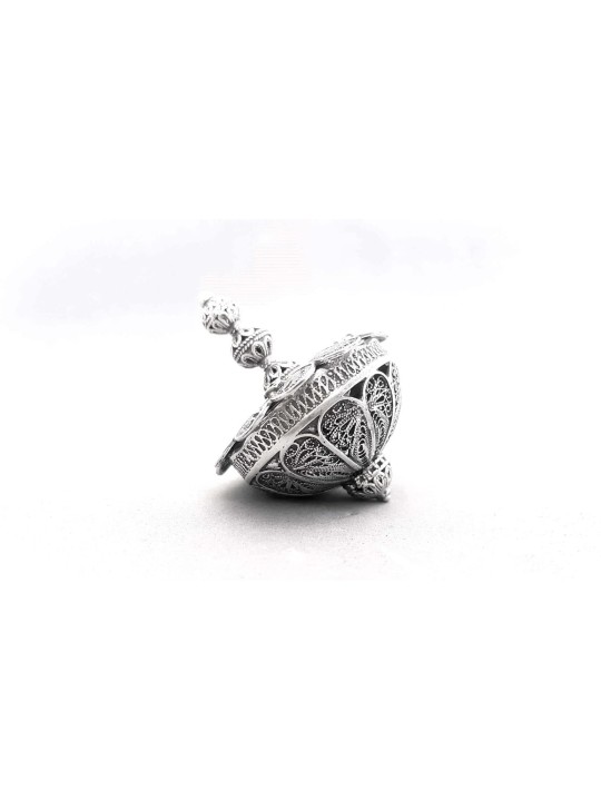 Besamim Box Sterling Silver Dreidel avec un Removab , Dreidels , Israël