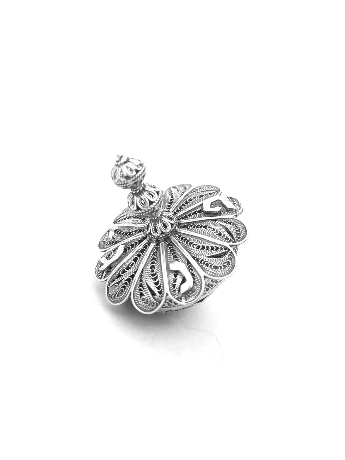 Besamim Box Sterling Silver Dreidel avec un Removab , Dreidels , Israël