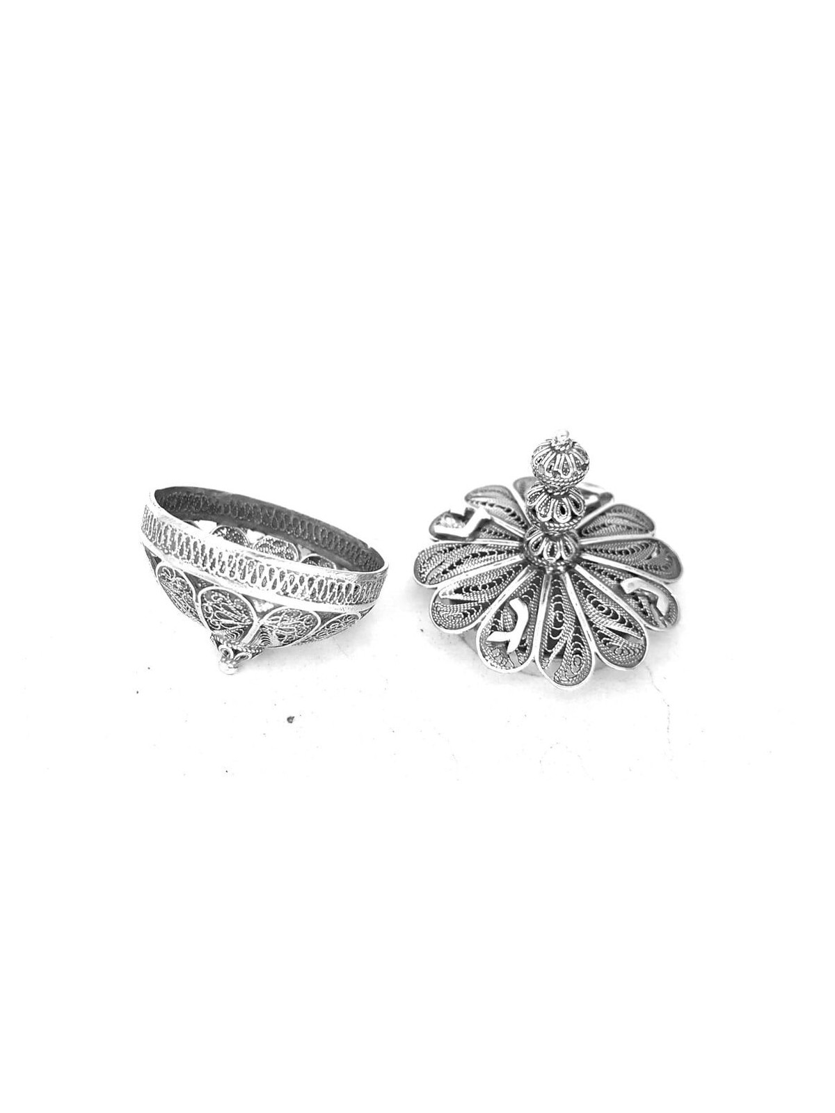 Besamim Box Sterling Silver Dreidel avec un Removab , Dreidels , Israël