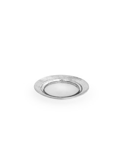 Plaque classique en argent sterling martelé pour Kiddouch, cadeaux Tu B'Av, I