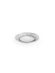 Plaque classique en argent sterling martelé pour Kiddouch, cadeaux Tu B'Av, I