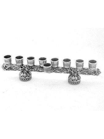 Beau petit filigrane en argent sterling retourné, cadeaux Tu B'Av, I