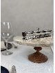 Designer Round Flat Silver Plated Menorah - Made i , Modern Hanukkah M