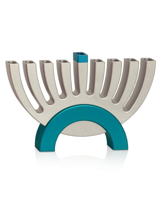 Unique Sabbath Candlesticks & Hanukkah Menorah , Jewish Wedding Gifts