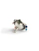 Sterling Silver Dreidel with Crystal Beads , Dreidels , Israeli Judaic
