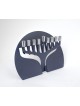 finition mate en aluminium formée unique de la Menorah 3D, cadeaux de mariage juifs