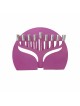 3D Unique Shaped Aluminum Menorah Matte Finish , Jewish Wedding Gifts