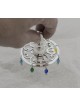 Hollow Dreidel with Multicolored Crystal Beads , Dreidels , Israeli Ju