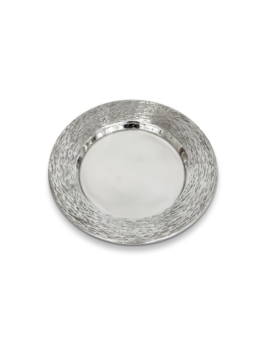 Plaque de Kiddouch en argent sterling martelant unique, cadeaux Tu B'Av, Israël