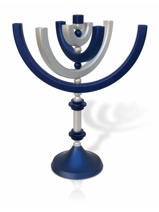 Finition mate de lampe de Hanukkah en aluminium, cadeaux de mariage juifs, J israélien