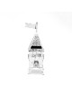 Showpiece House Tzedakah Box en argent sterling, boîtes Tzedakah, I