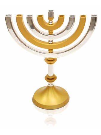 Grande menorah cinétique brillante colorée de Hanukkah, cadeaux de mariage juifs, I