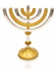 Grande menorah cinétique brillante colorée de Hanukkah, cadeaux de mariage juifs, I