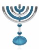 Colorful Big Kinetic Shiny Hanukkah Menorah , Jewish Wedding Gifts , I